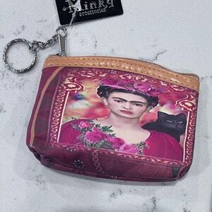 NWT - Really cute Freida coin purse with attachable key ring